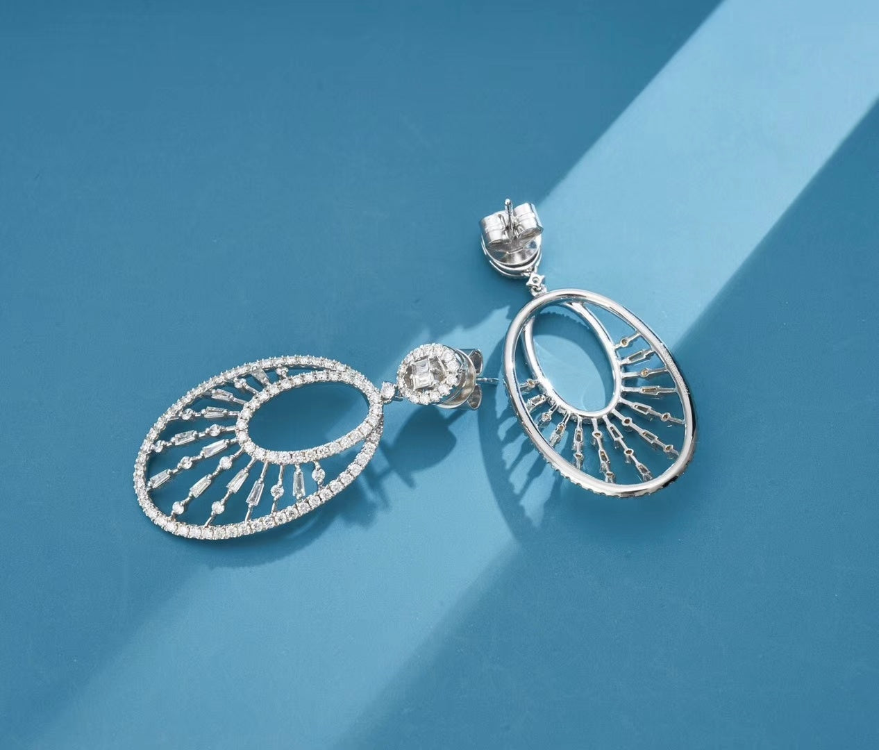 Arch Shaped Elliptical Earrings - Premium Jewelry Piece - Jeweler.Jewelry