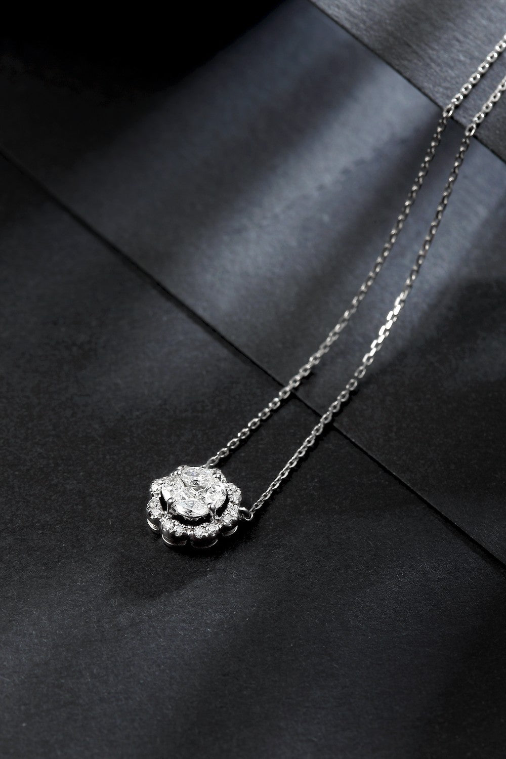 Charming Coin Pendant Jewelry: A Timeless Treasure - White Diamond Pendant