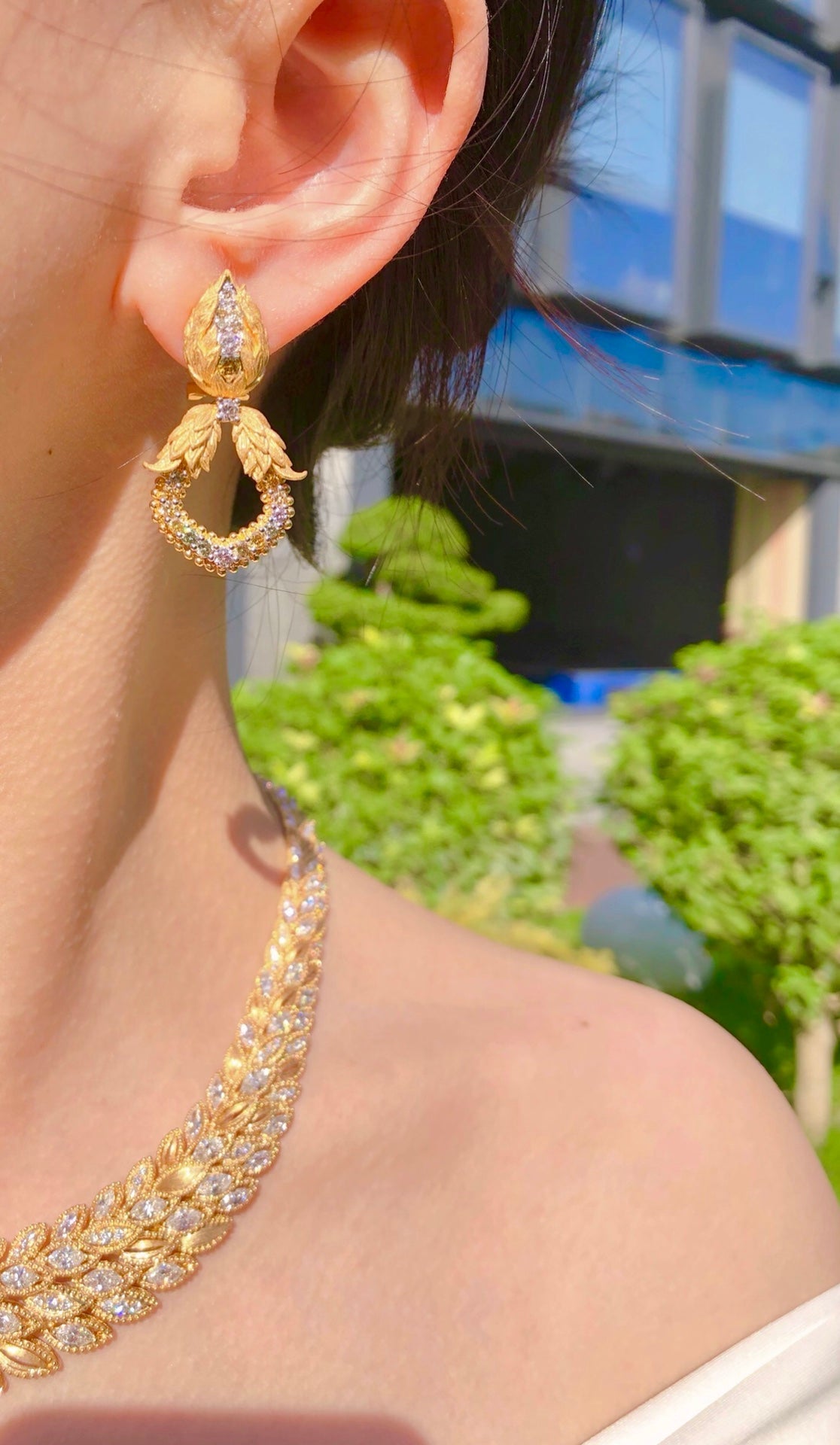 Dazzling Diamond Bud Earrings - Unique Jewelry Piece Jeweler.Jewelry