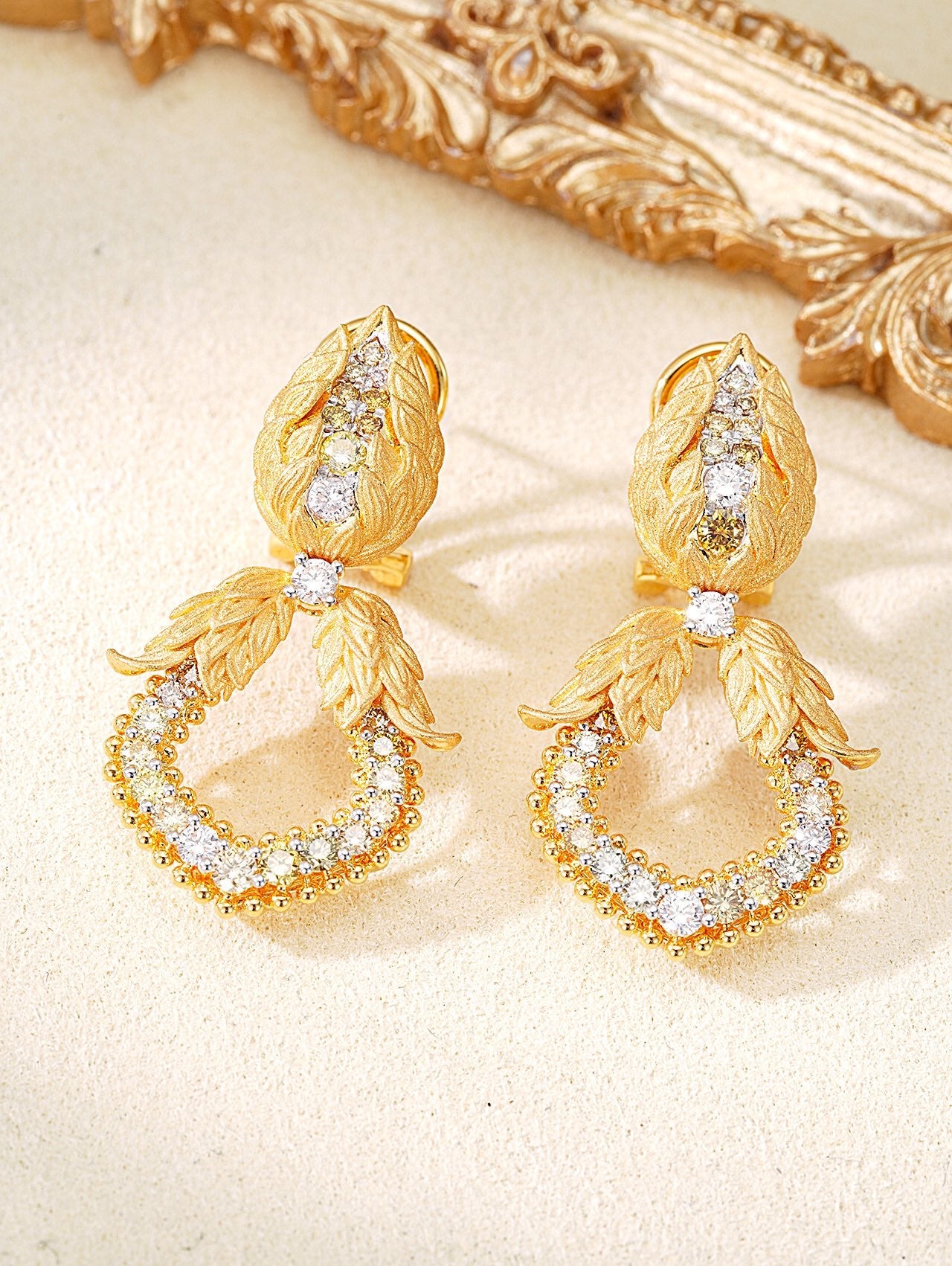 Dazzling Diamond Bud Earrings - Unique Jewelry Piece Jeweler.Jewelry