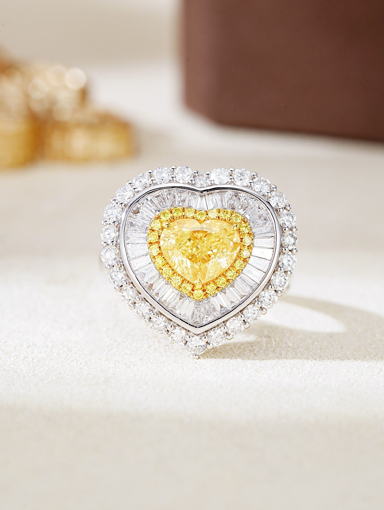 Dazzling Double Heart 2-Carat Ring - Premium Jewelry Jeweler.Jewelry