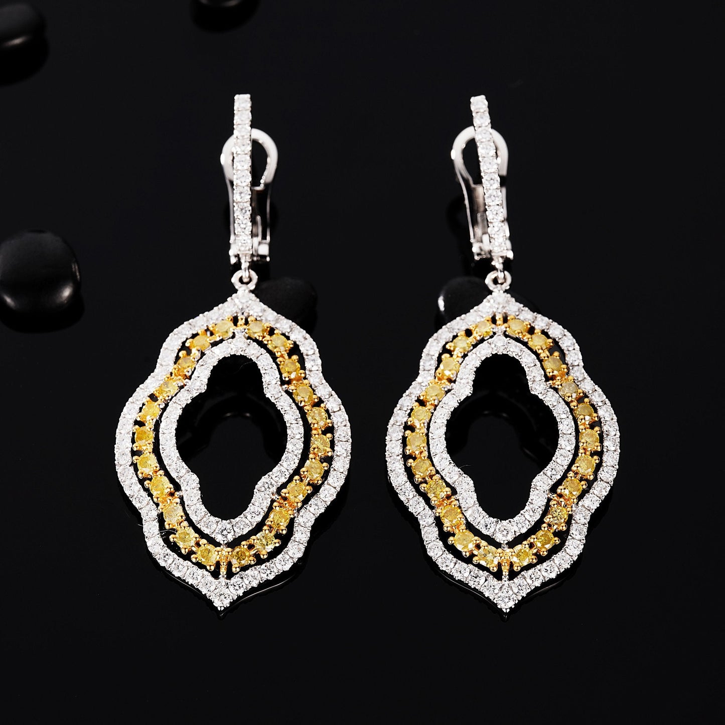 Dazzling Yellow Diamond Color Earrings - A Jewelry Gem Jeweler.Jewelry