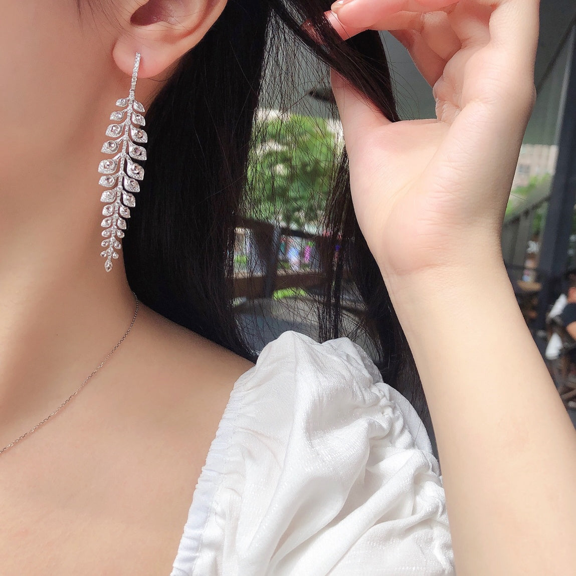 Diamond and Rose Gold Leaf Earrings – A Unique Jewelry Piece - Jeweler.Jewelry