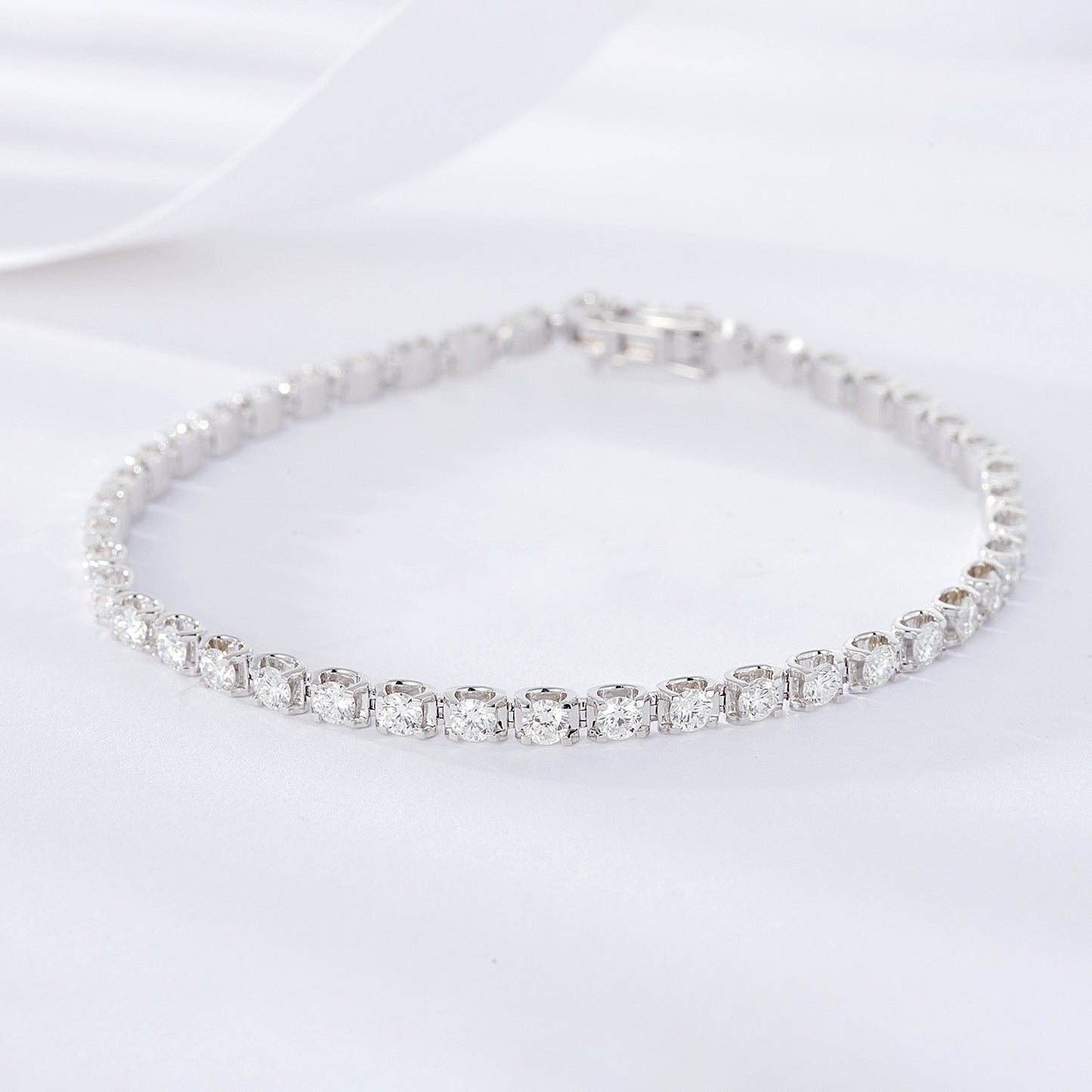 Diamond Cow Head Bracelet (Small Size) - Unique Jewelry Piece - White Diamond Bracelet