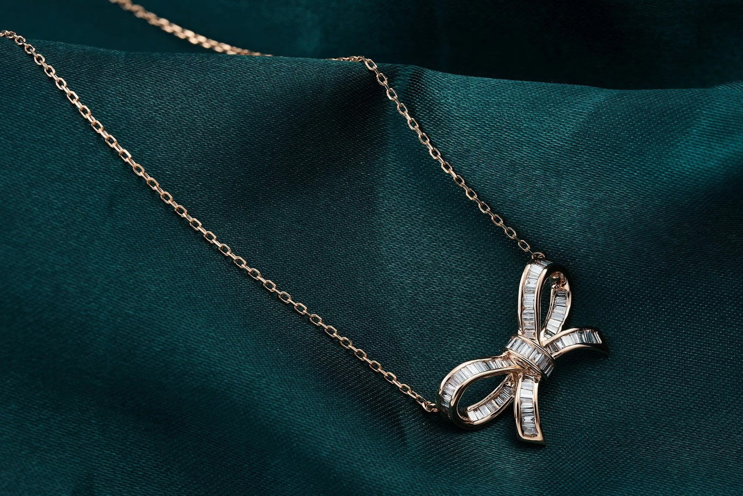 Diamond Cross Bow Pendant Jewelry - A Sparkling Choice - White Diamond Set System