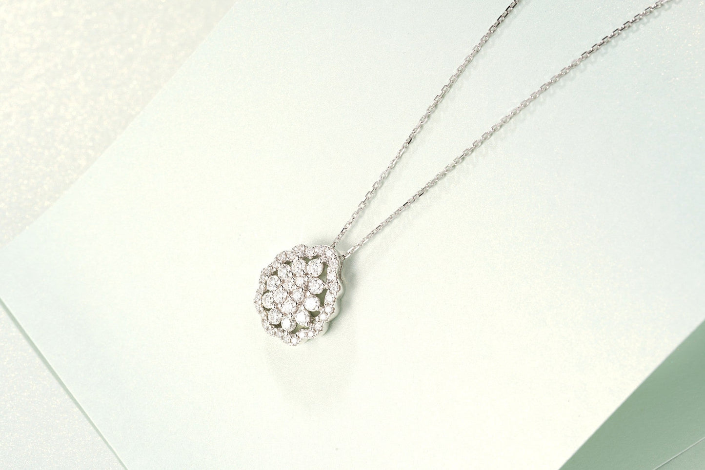 Diamond Drop Pendant Jewelry - Elegant Sparkle for Every Occasion - White Diamond Pendant