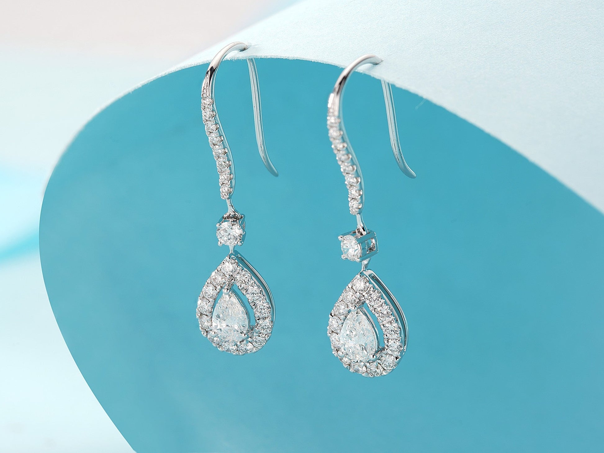 Diamond-Encrusted Waterdrop Earrings - A Must-Have Jewelry Piece - Jeweler.Jewelry