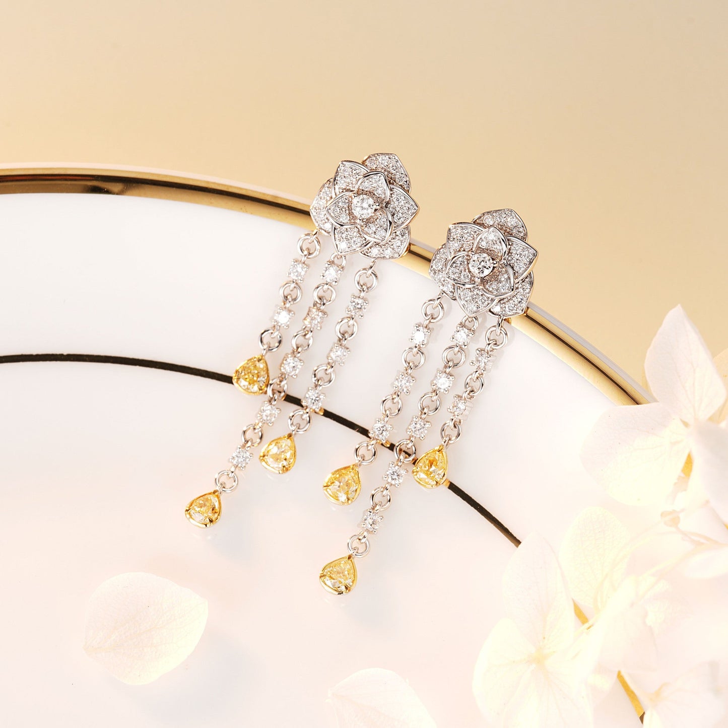 Diamond Marquis Earrings with Diamond Accents – Luxury Jewelry Jeweler.Jewelry