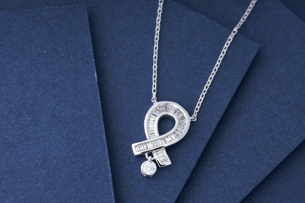 Diamond Water Drop Cross Pendant Jewelry - Wholesale Offer - White Diamond Pendant