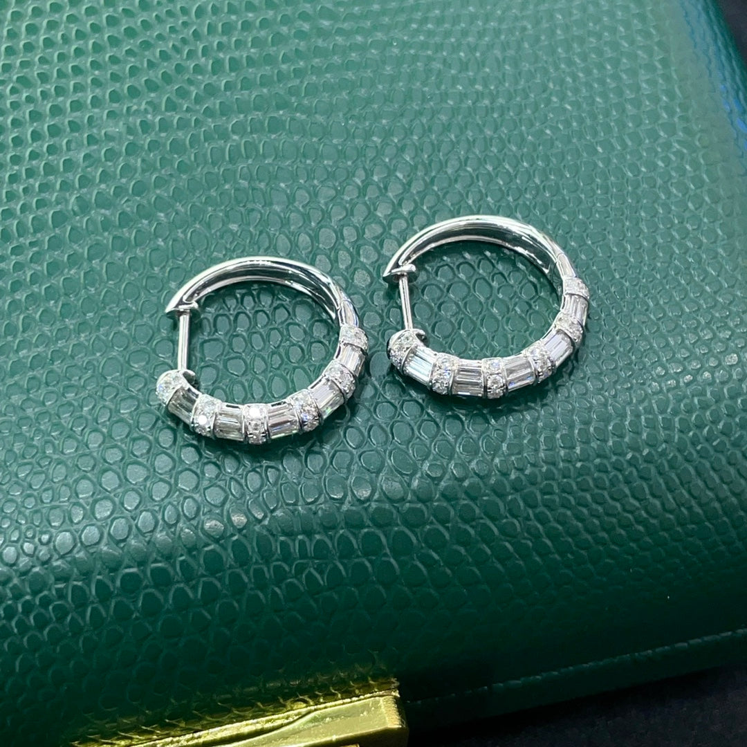 Elegant Half-Column Half-Circle Earrings Jewelry - Jeweler.Jewelry