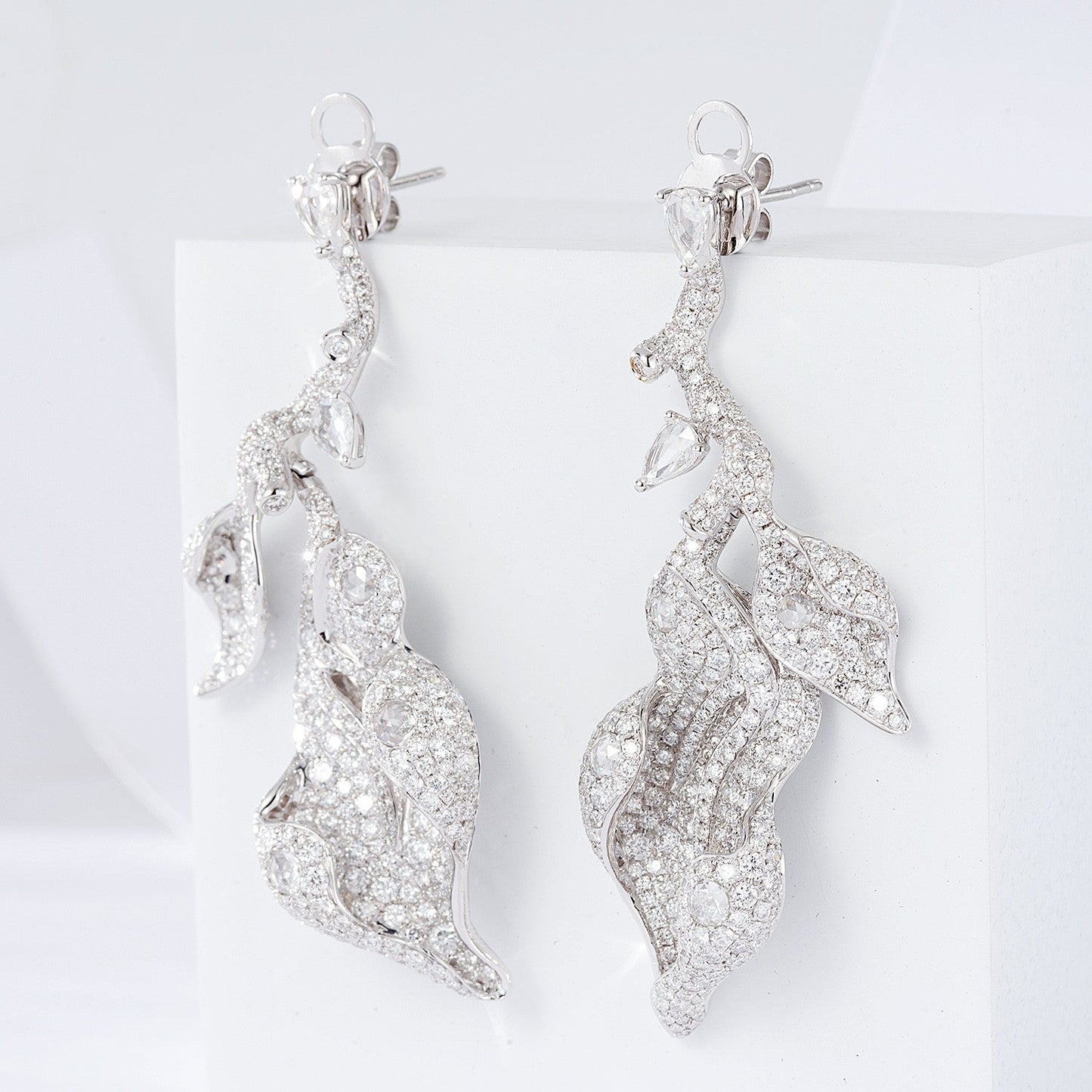 Enchanting Leaf Earrings in Jewelry Collection - Jeweler.Jewelry