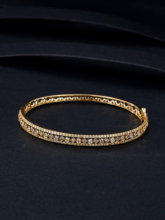 Exquisite Diamond and Rhombus-Shaped Colorful Bracelet - Jewelry Gem - Colored Diamond Bracelet