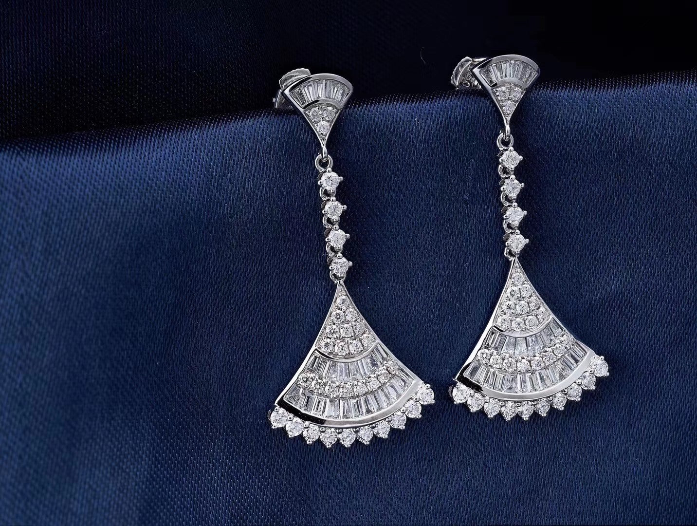 Exquisite Diamond Fan Earrings – A Must-Have Jewelry Piece - Jeweler.Jewelry