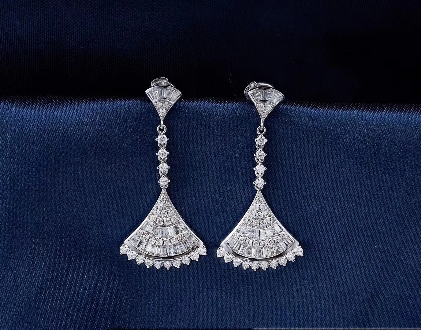 Exquisite Diamond Fan Earrings – A Must-Have Jewelry Piece - Jeweler.Jewelry