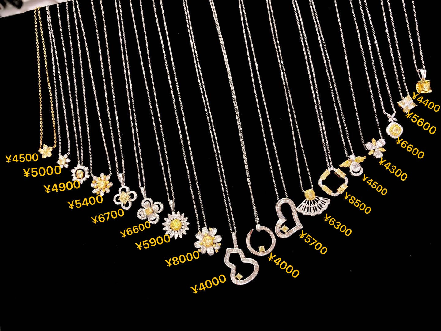 Exquisite Diamond Pendant Collection - Luxury Jewelry for Every Occasion - Yellow Diamond Pendant