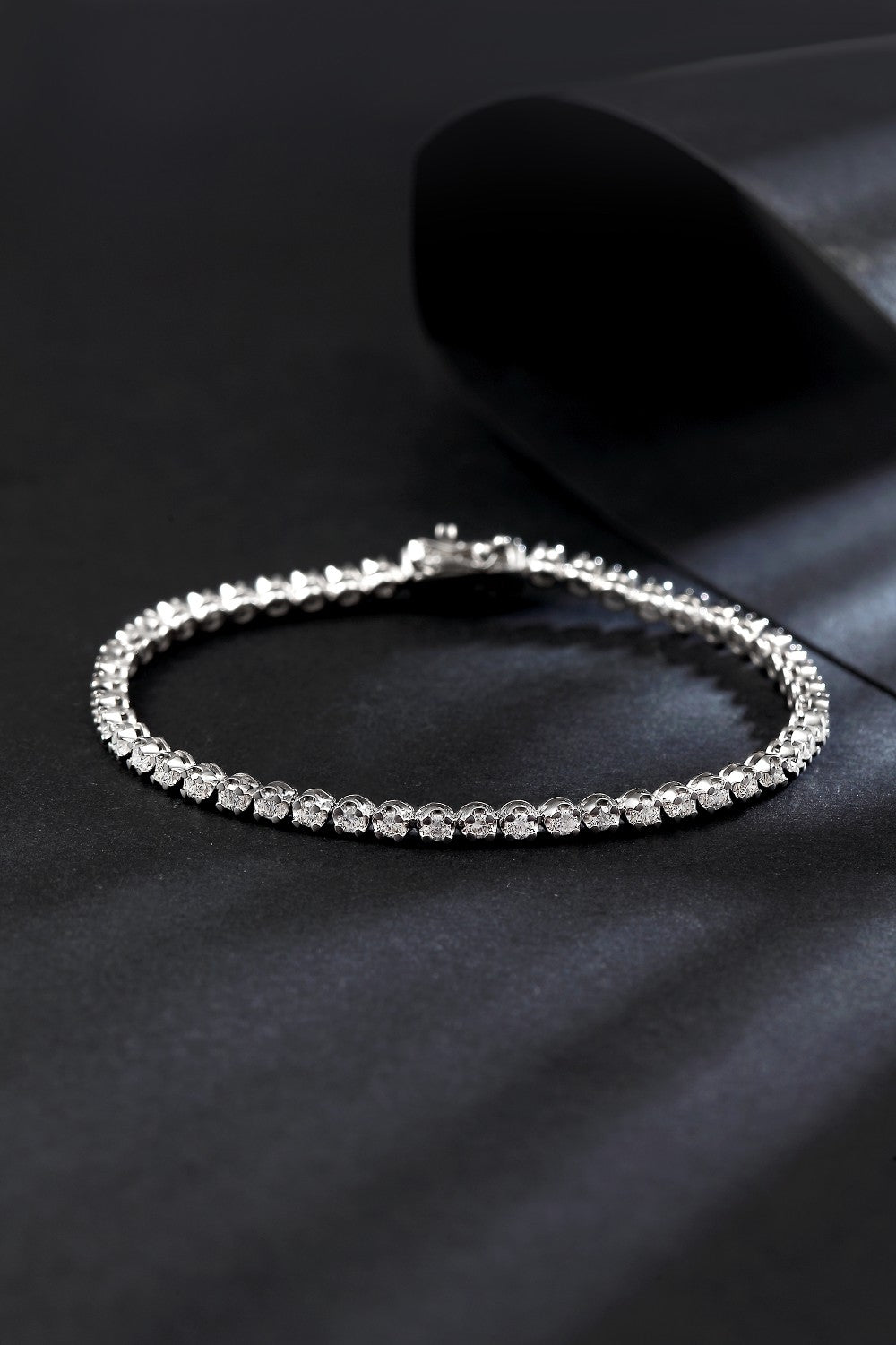 Exquisite Octagonal Diamond Bracelet - Premium Jewelry - White Diamond Bracelet