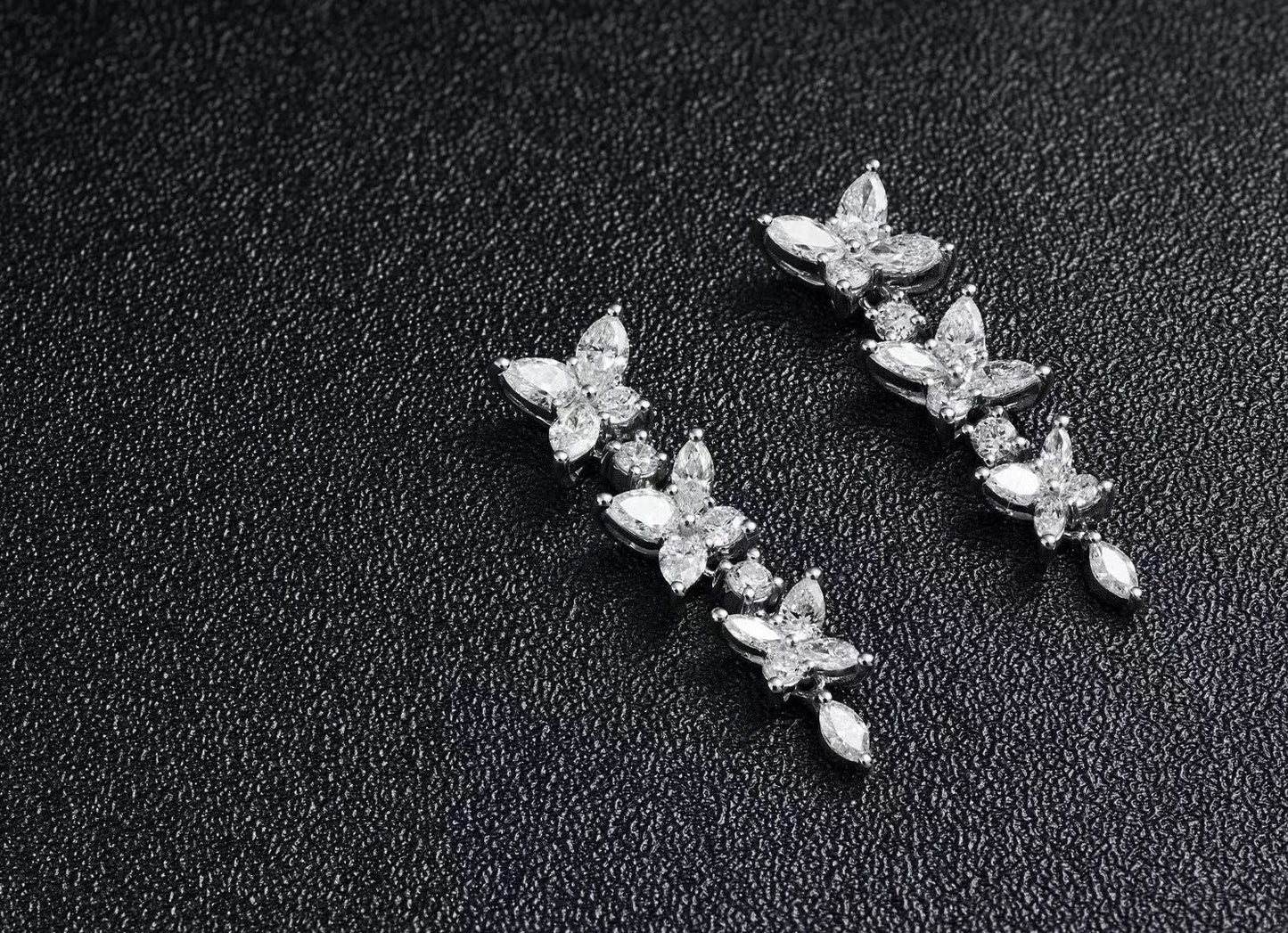 Exquisite Three-Flower Earrings in Jewelry Collection - Jeweler.Jewelry