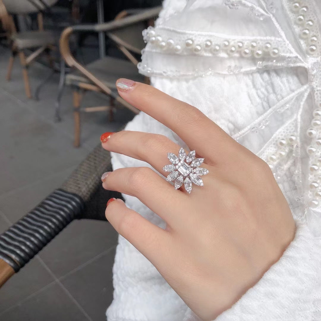 Glamorous Diamond Marquise Ring for Elegant Jewelry Collection - White Diamond Ring