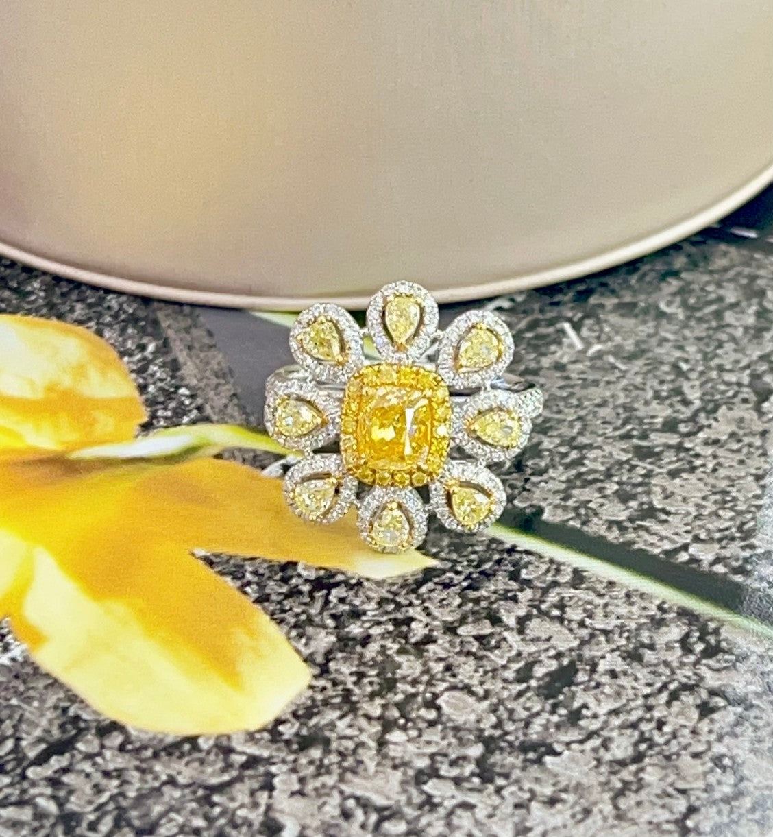 Glamorous Diamond Sun Ring - Premium Jewelry Collection Jeweler.Jewelry