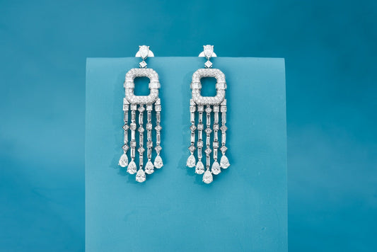 Glamorous Diamond Tassel Earrings - A Must-Have Jewelry Piece - Jeweler.Jewelry