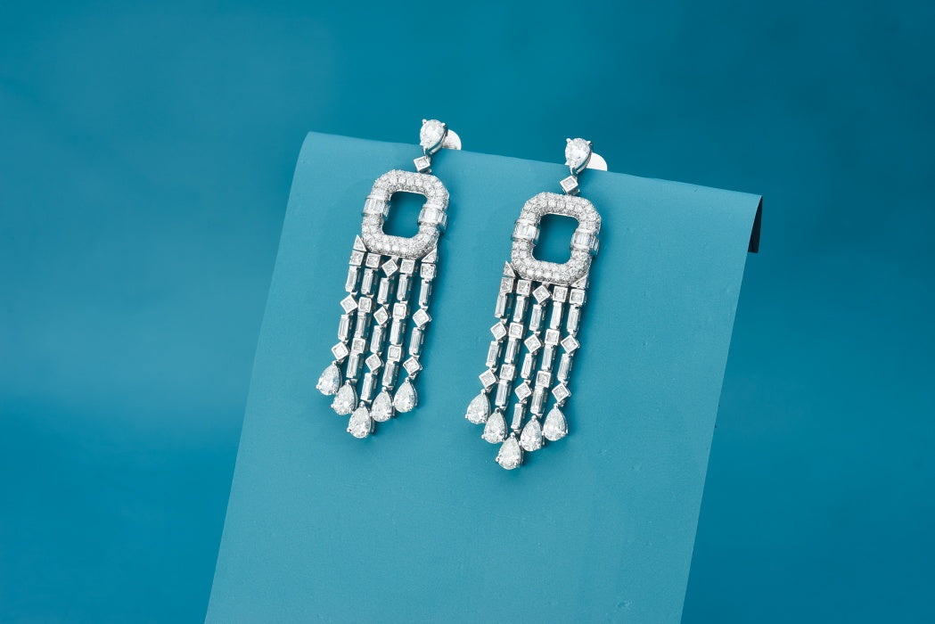 Glamorous Diamond Tassel Earrings - A Must-Have Jewelry Piece - Jeweler.Jewelry