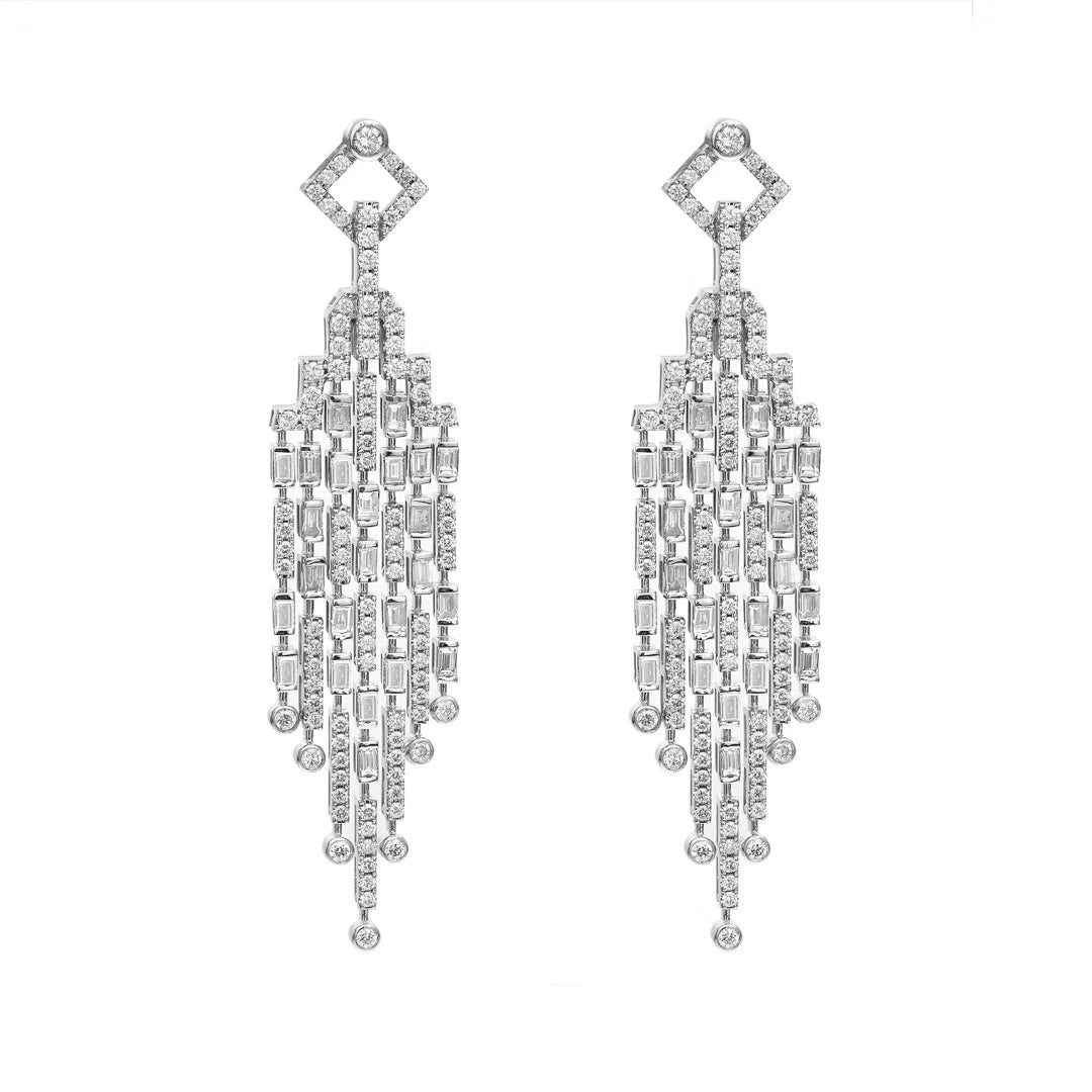 Glamorous Tiered Tassel Earrings in Jewelry Collection - Jeweler.Jewelry