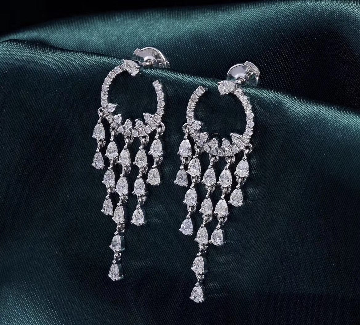 Glamorous Water Drop Dangle Earrings in Jewelry Collection - Jeweler.Jewelry