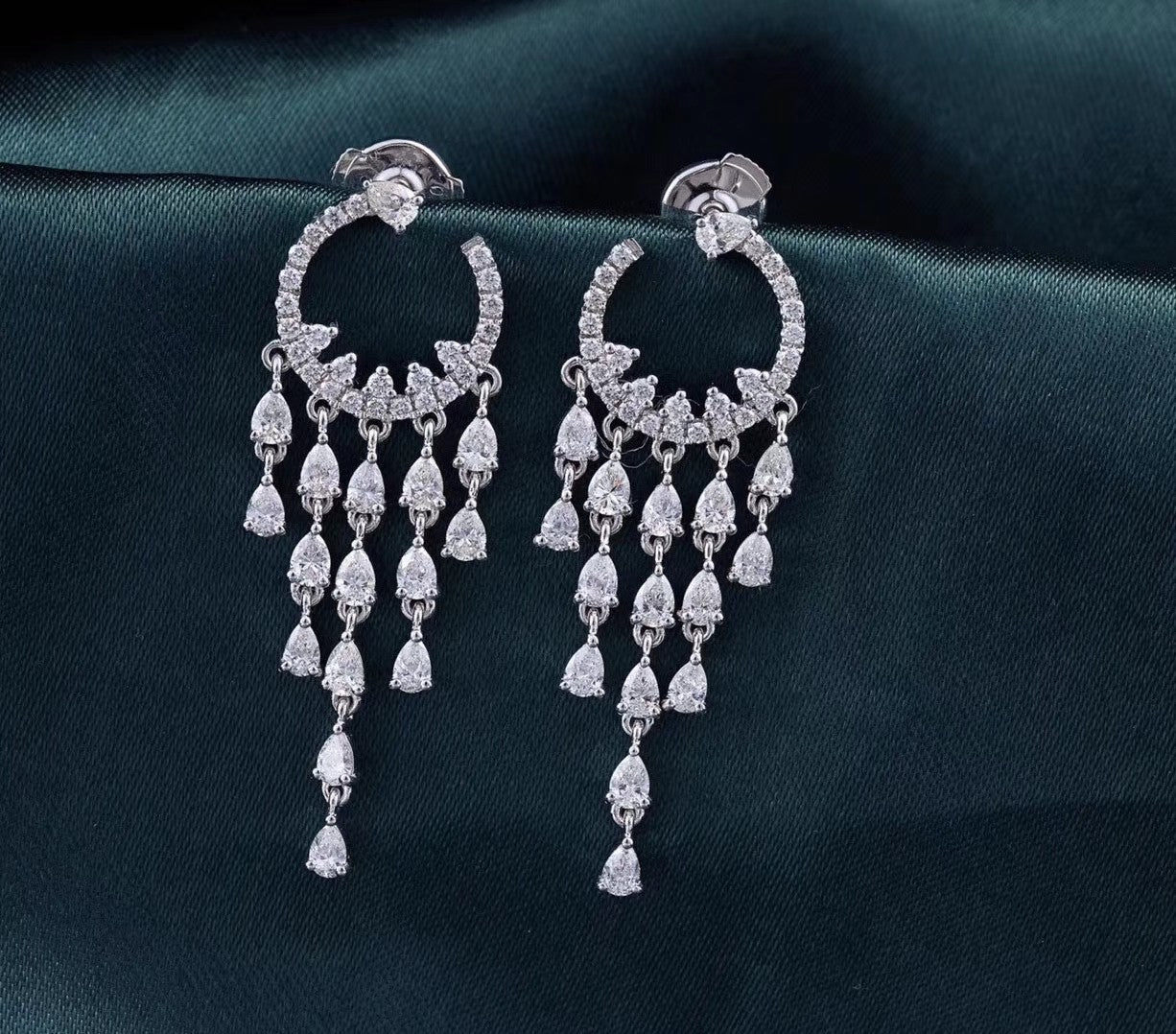 Glamorous Water Drop Dangle Earrings in Jewelry Collection - Jeweler.Jewelry