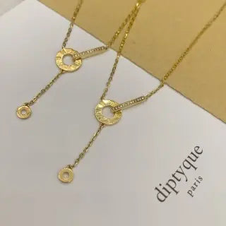 Elevate Your Style with 18K Gold Roman Numeral Diamond Necklace: A Blend of Minimalist Luxury and European Elegance