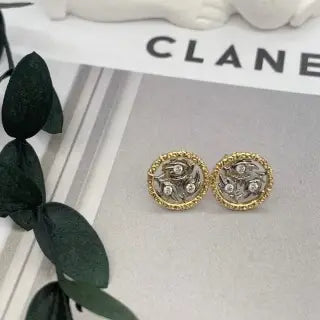 Elevate Your Style with 18k Gold Diamond Buccellati Handcrafted Earrings