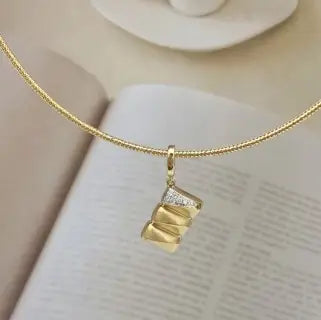 Elevate Your Style with 18k Gold Diamond Candy Toggle Pendant Necklace