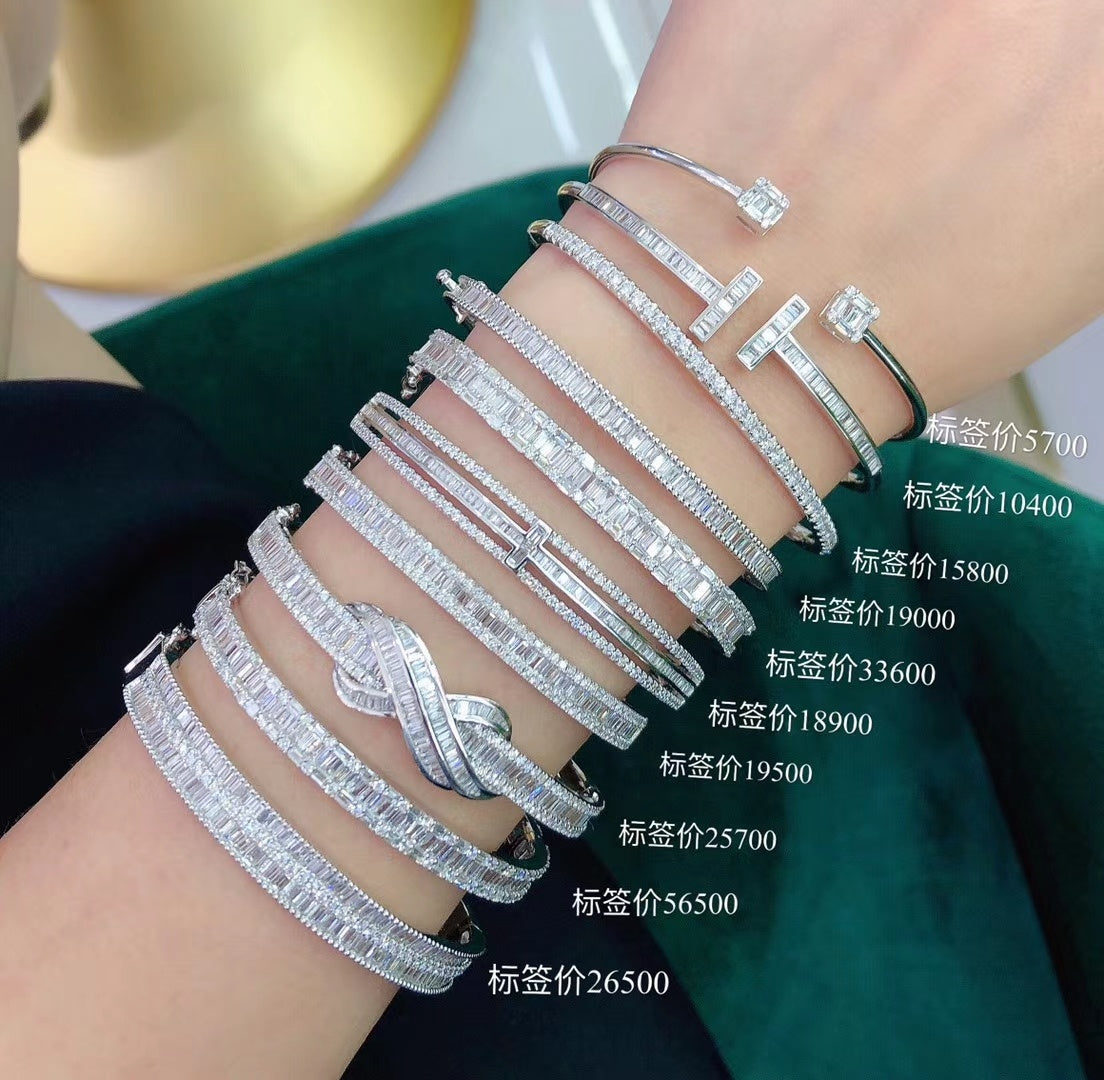 Jewelry Collection Spotlight: Exquisite Bracelet Sets - White Diamond Bracelet