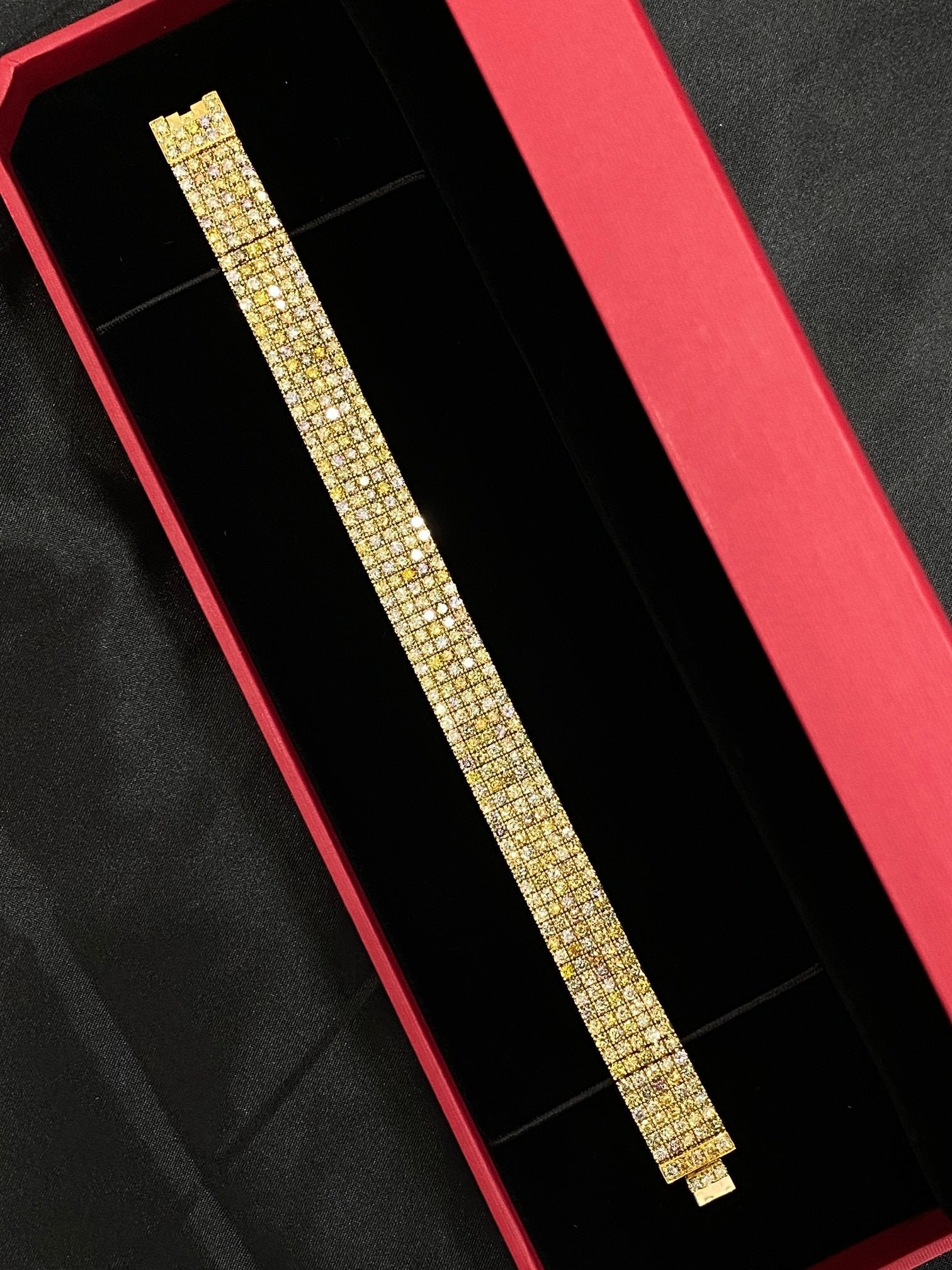 Luxurious Diamond Bracelet | Premium Jewelry Collection - Colored Diamond Bracelet