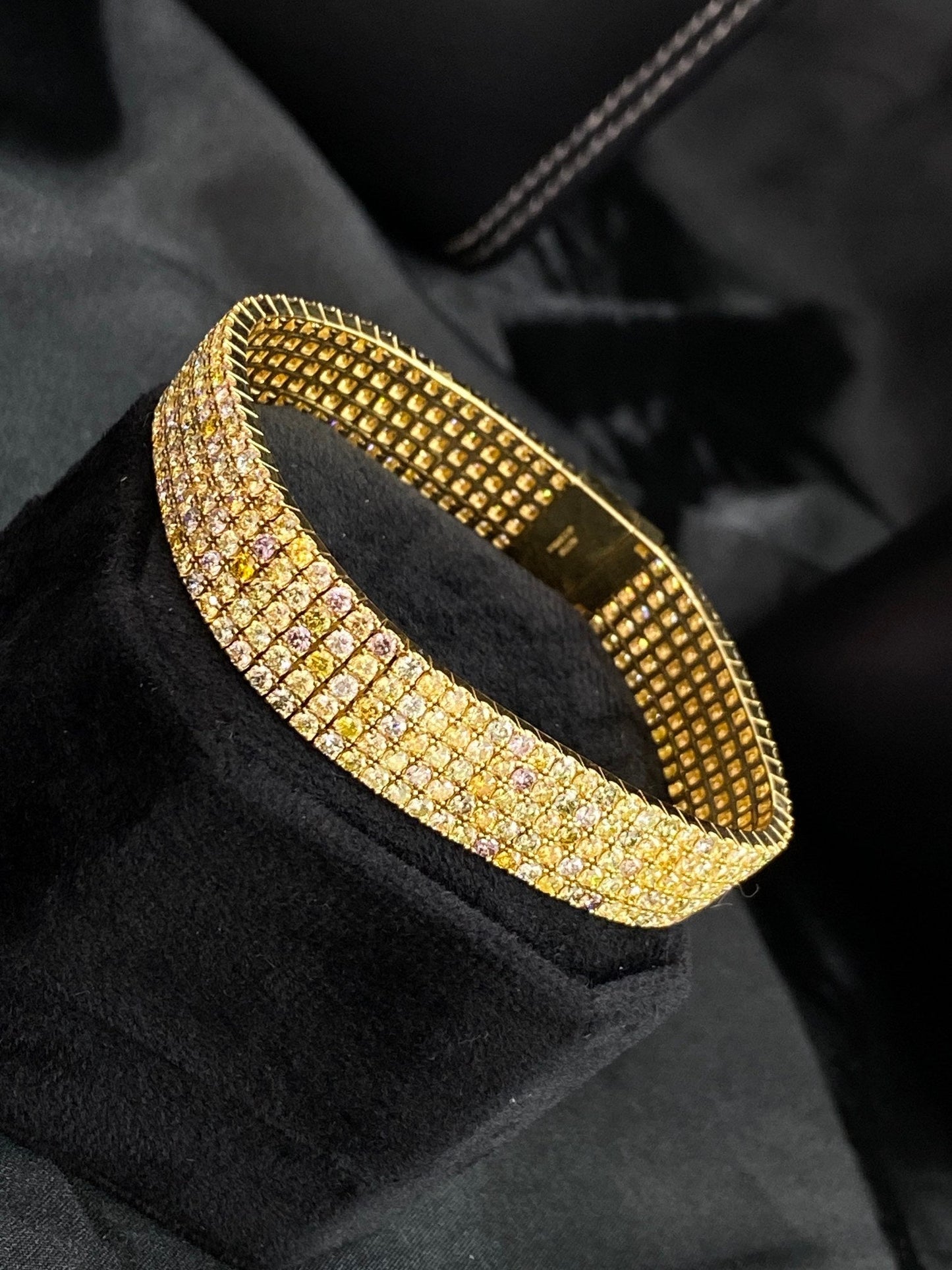 Luxurious Diamond Bracelet | Premium Jewelry Collection - Colored Diamond Bracelet