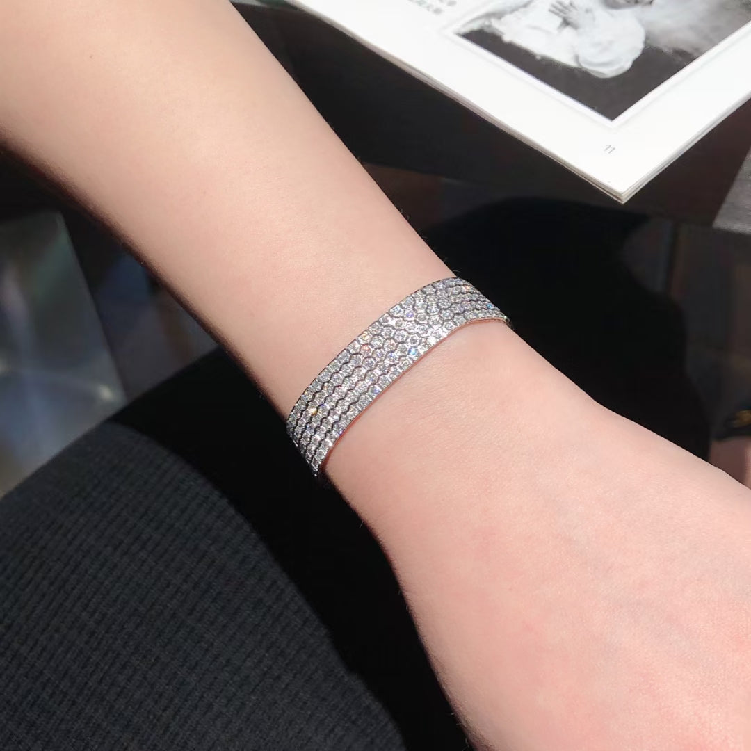 Luxurious Diamond Bracelet | Premium Jewelry Collection - White Diamond Bracelet