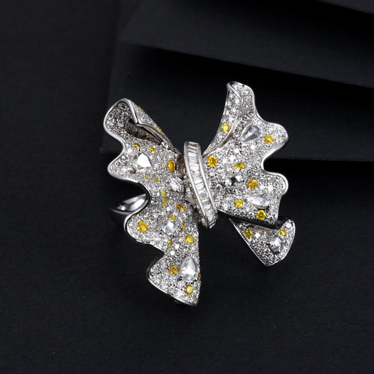 Luxurious Diamond Butterfly Ring | Premium Jewelry Collection Jeweler.Jewelry