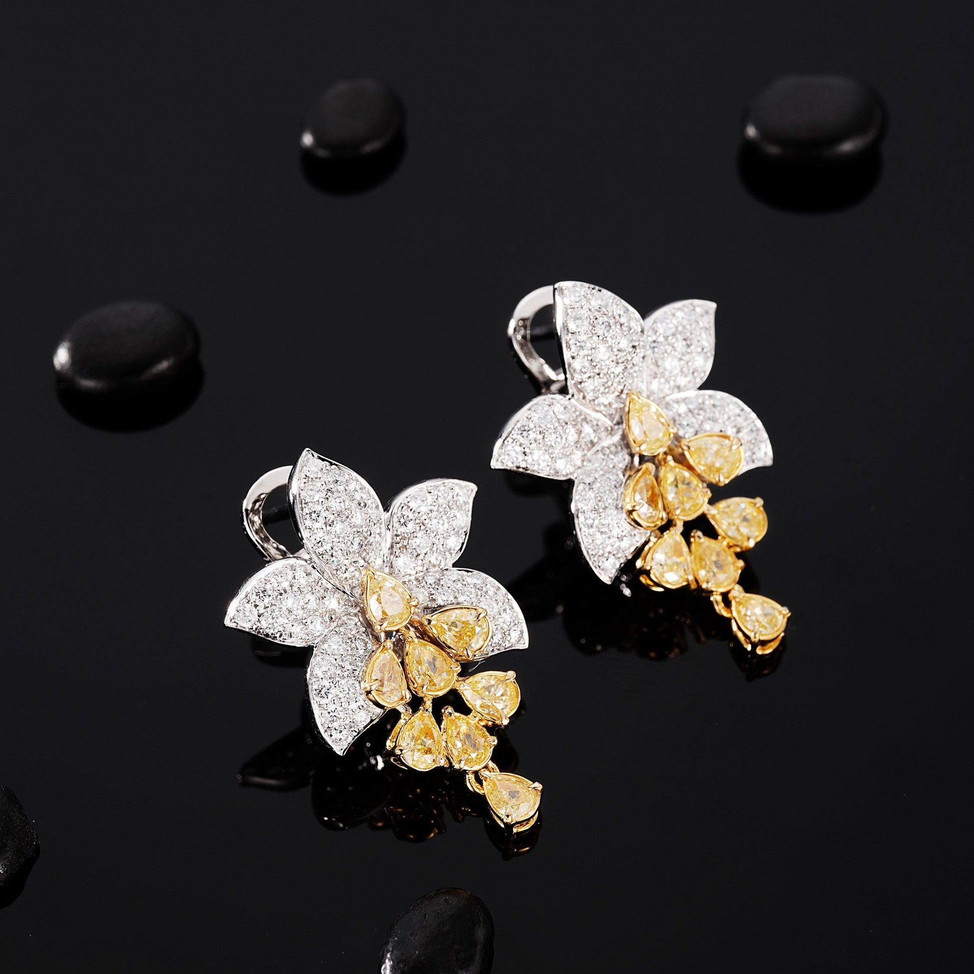 Luxurious Diamond Drop Earrings – Sparkling Jewelry Gem Jeweler.Jewelry