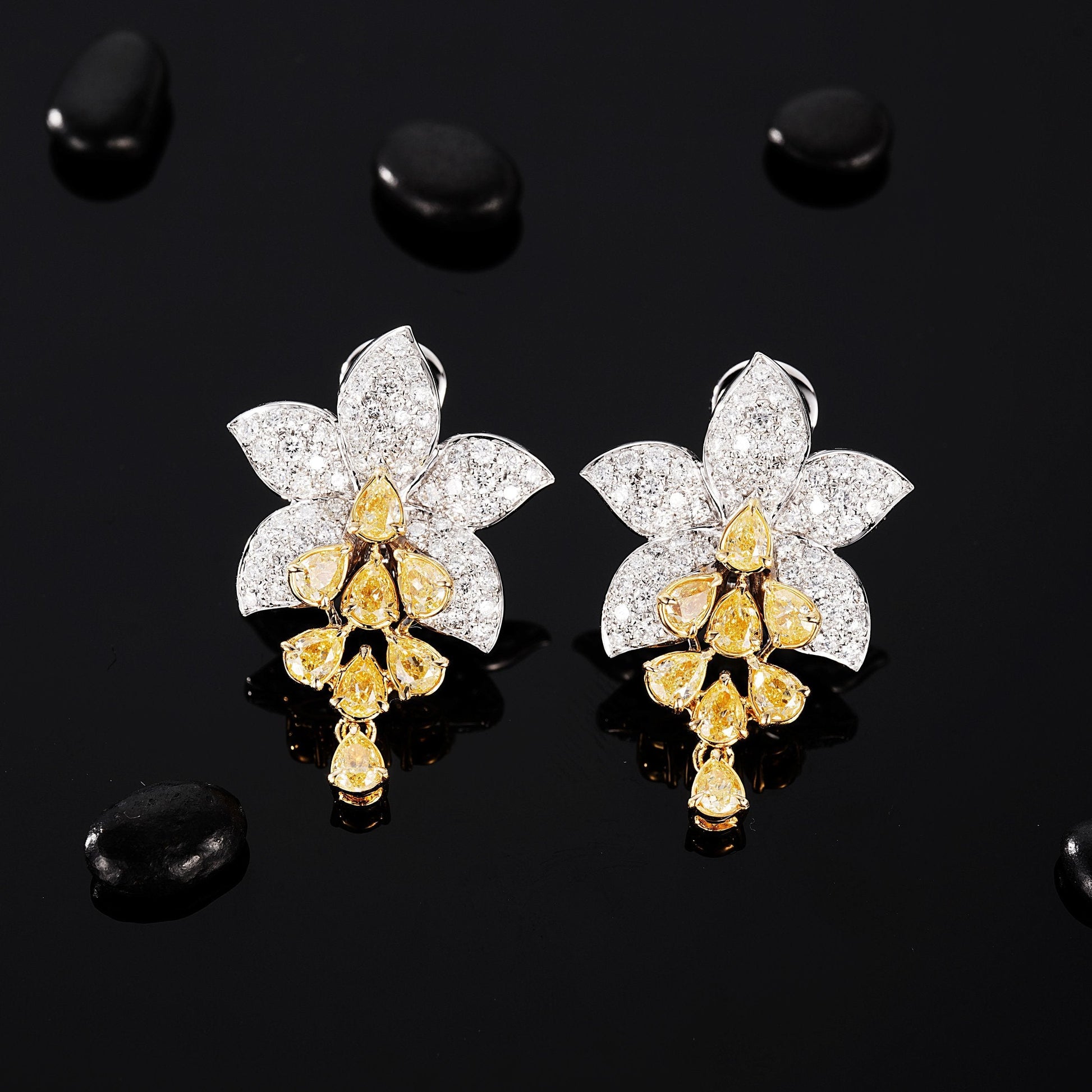 Luxurious Diamond Drop Earrings – Sparkling Jewelry Gem Jeweler.Jewelry