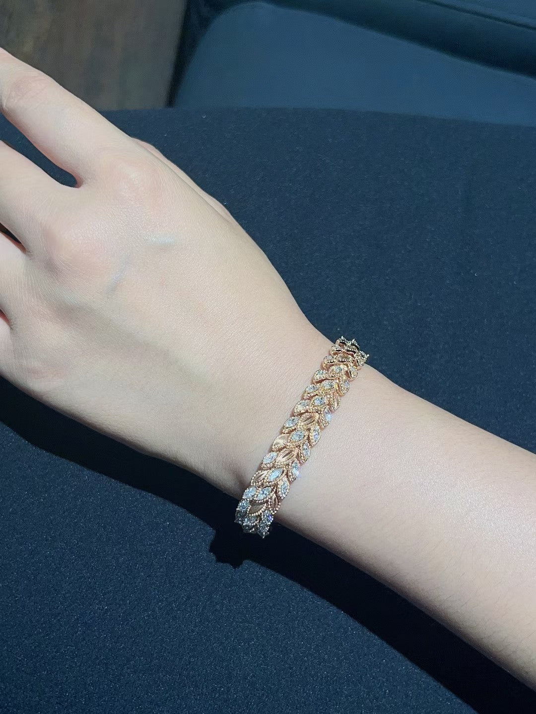 💎麦穗手链 - White Diamond Bracelet