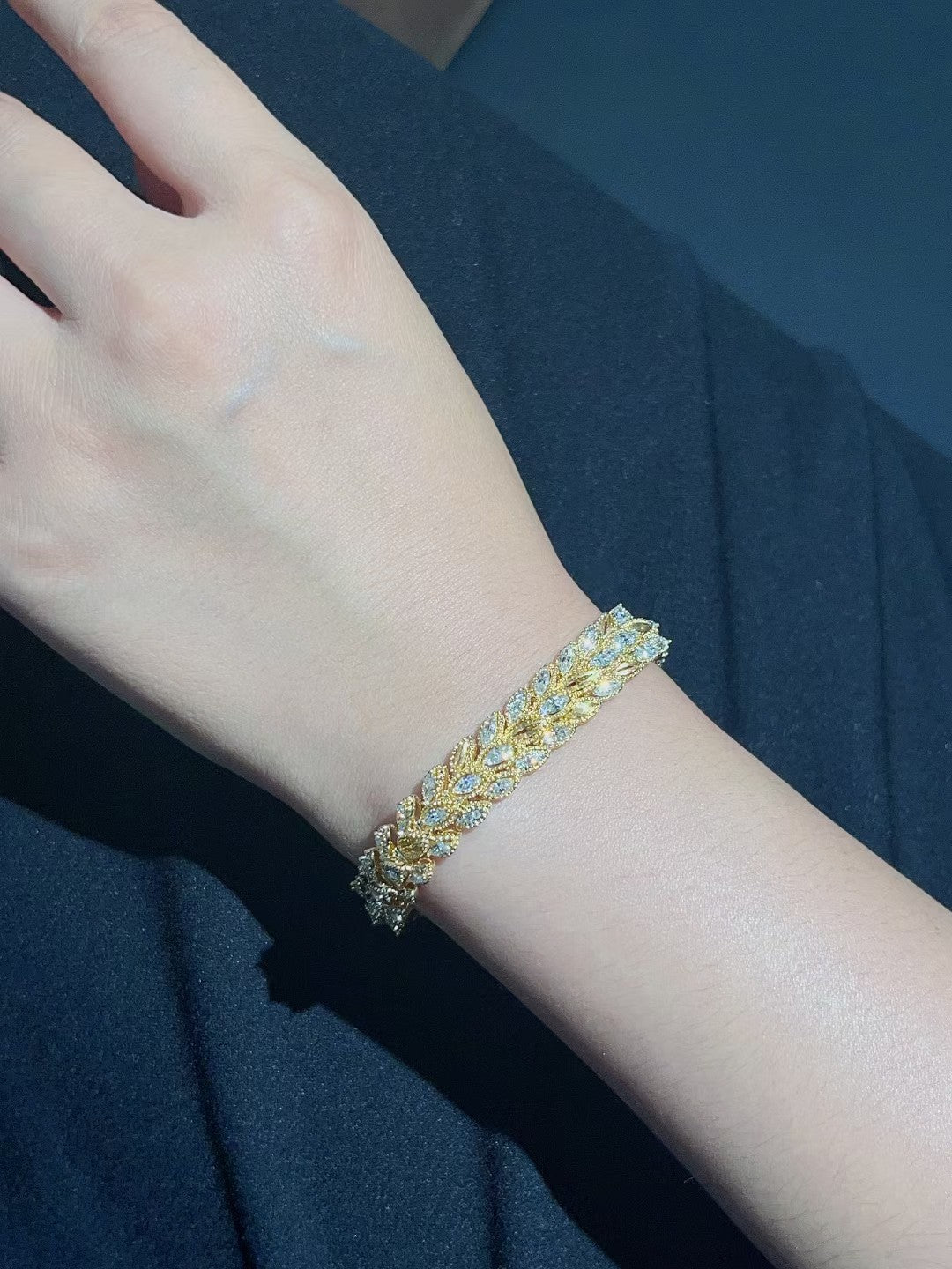 💎麦穗手链 - White Diamond Bracelet