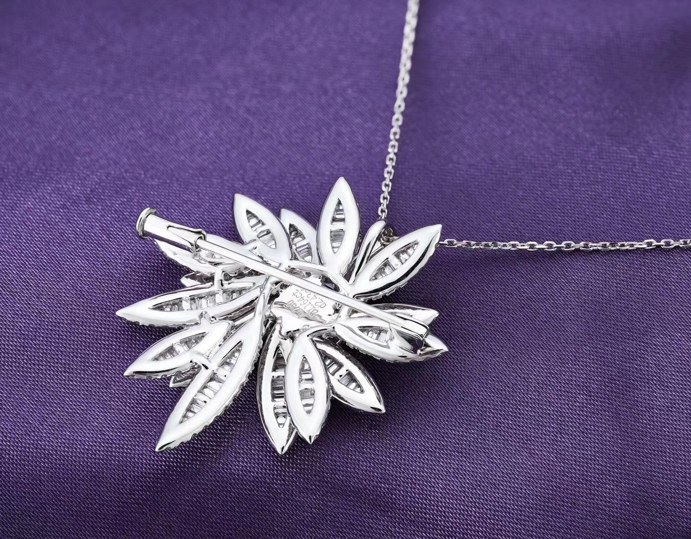 Maple Leaf Brooch/Pendant (Wearable as Both) - Premium Jewelry - Brooch