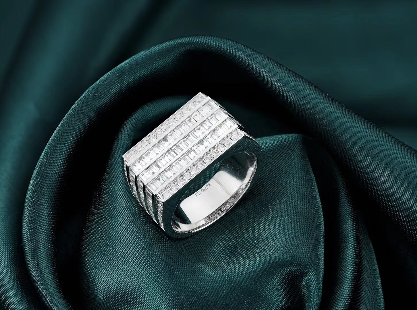 Men’s Diamond Ring | Premium Jewelry Piece - White Diamond Ring