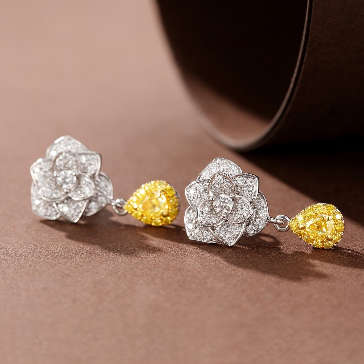 New Arrival Diamond Earlobe Jewelry - Yellow Diamond Earlobes Jeweler.Jewelry