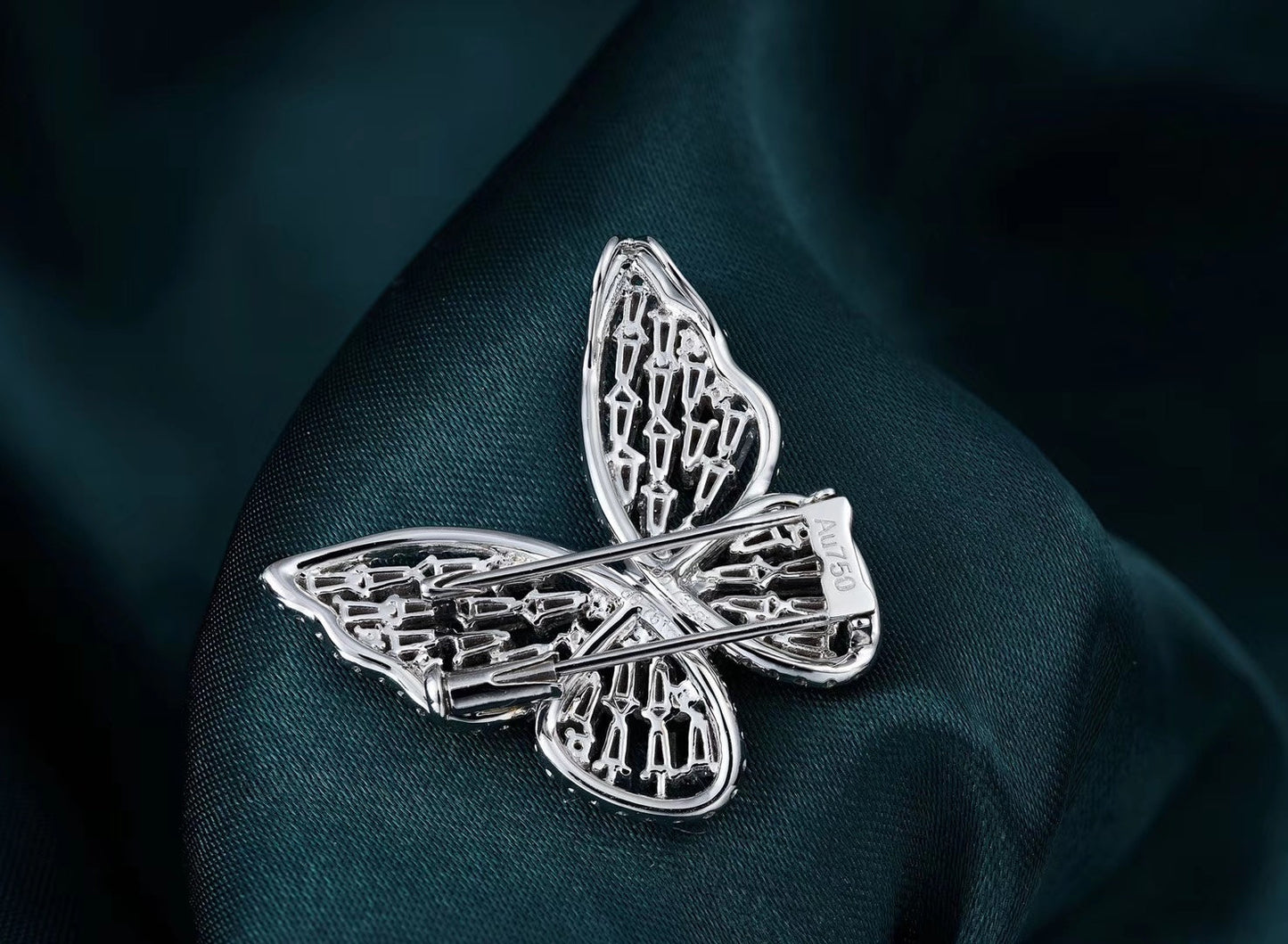 Openwork Butterfly Brooch/Pendant (Two-Wear Style) Jewelry - Brooch