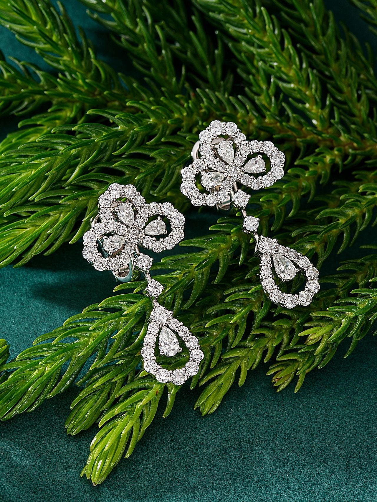 Plum Blossom Drop Earrings - Premium Jewelry Collection - Jeweler.Jewelry