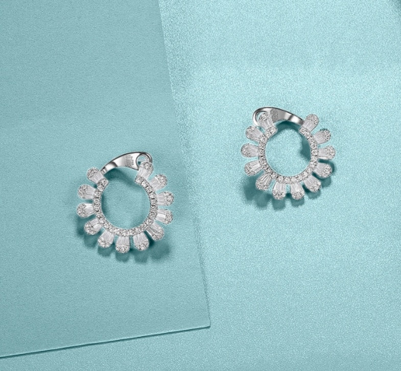 Premium Jewelry Piece: Diamond Earrings with Sparkling Accents - Jeweler.Jewelry