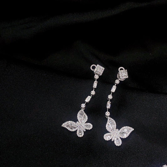 Single Butterfly Earrings - Enchanting Jewelry Piece - Jeweler.Jewelry