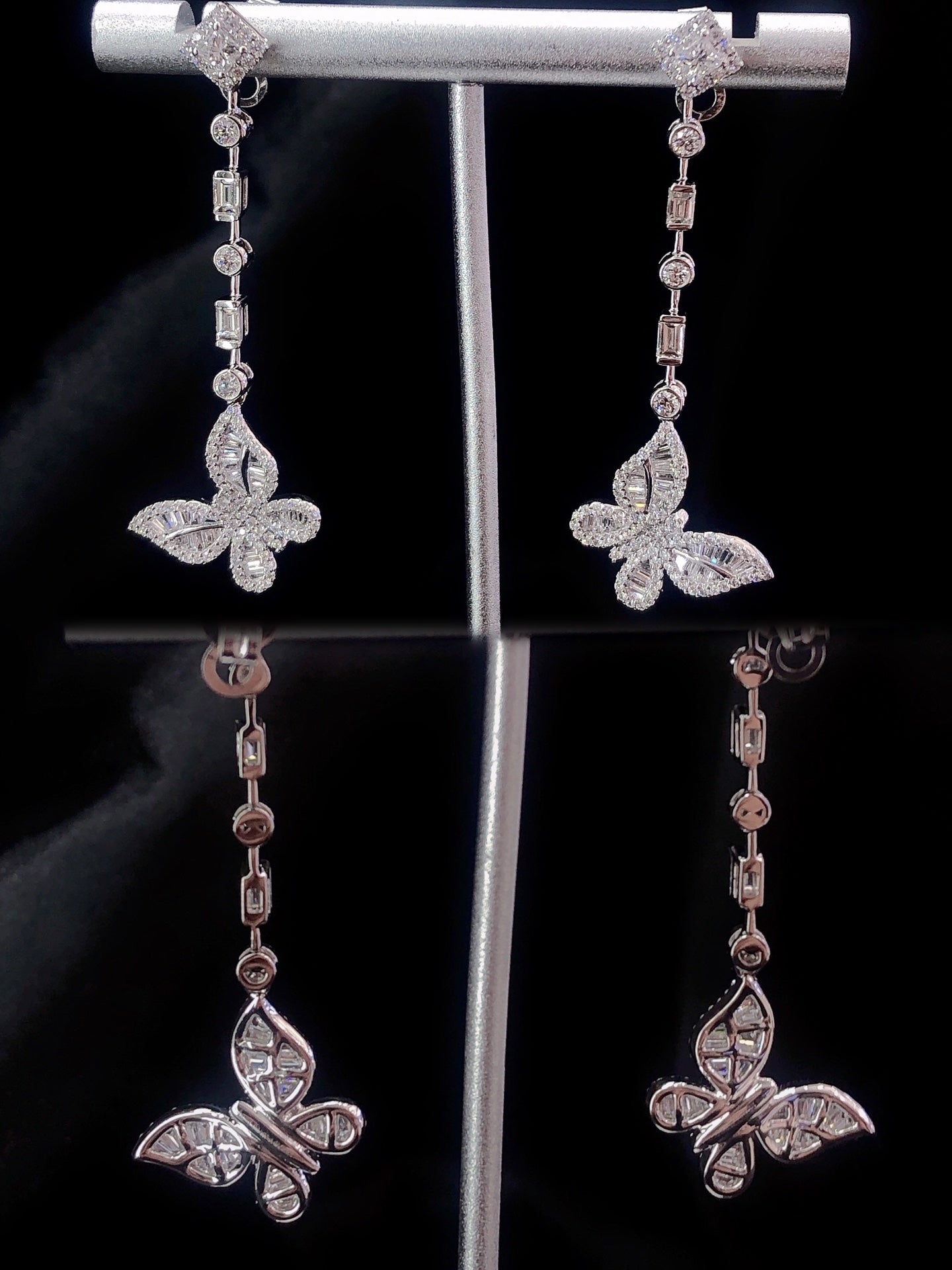 Single Butterfly Earrings - Enchanting Jewelry Piece - Jeweler.Jewelry