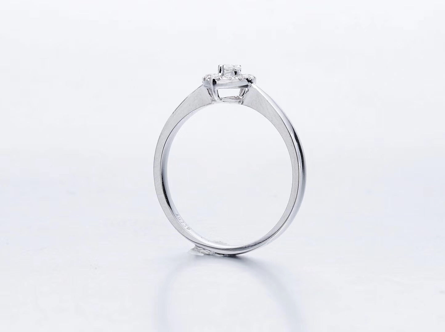 Single Marquise Cut Ring - Exquisite Jewelry Piece - White Diamond Ring