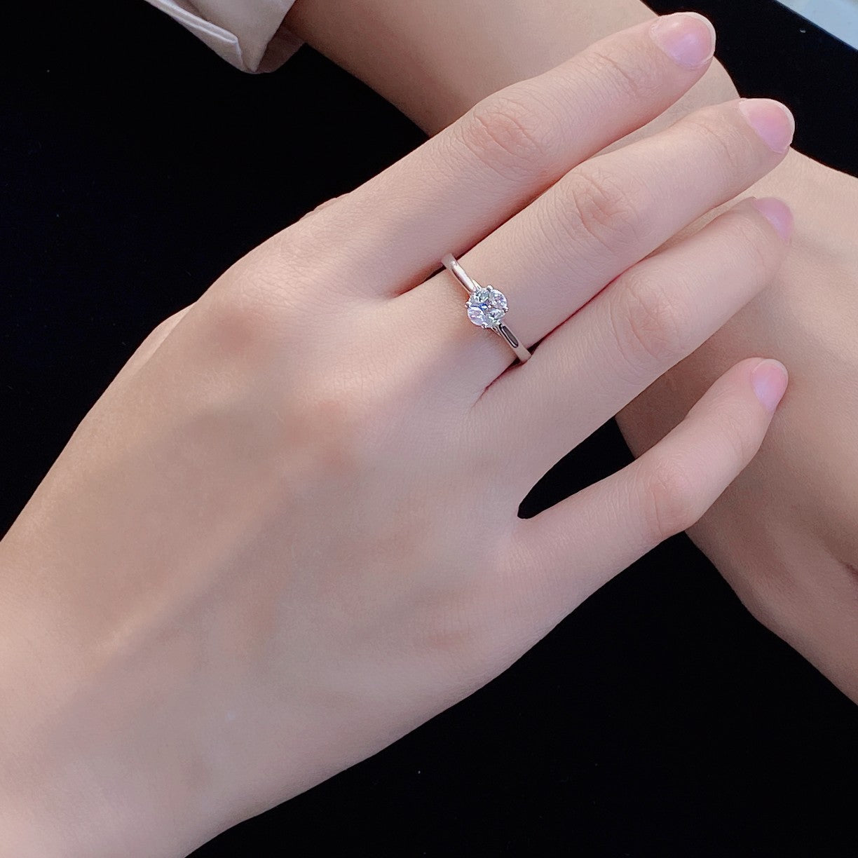 Sparkling Diamond and Ancient Coin Ring - Unique Jewelry Piece - White Diamond Ring